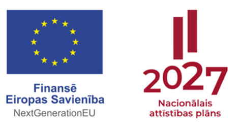 Finansē Eiropas Savienība un Nacionālais attīstības plāns 2027