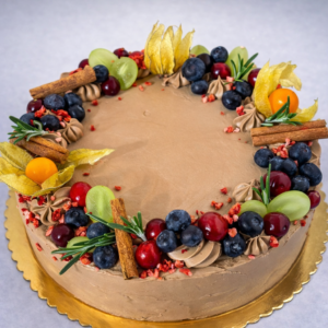 Šokolādes aveņu kūka