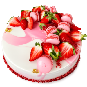 Mango Zemeņu Musa kūka